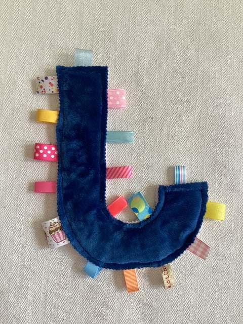 Sensory | Crinkle Toy Letter J