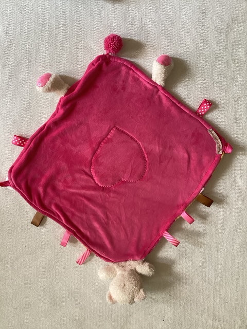 LOVIE Collection | Teddy Bear Heart Fuhia Pink