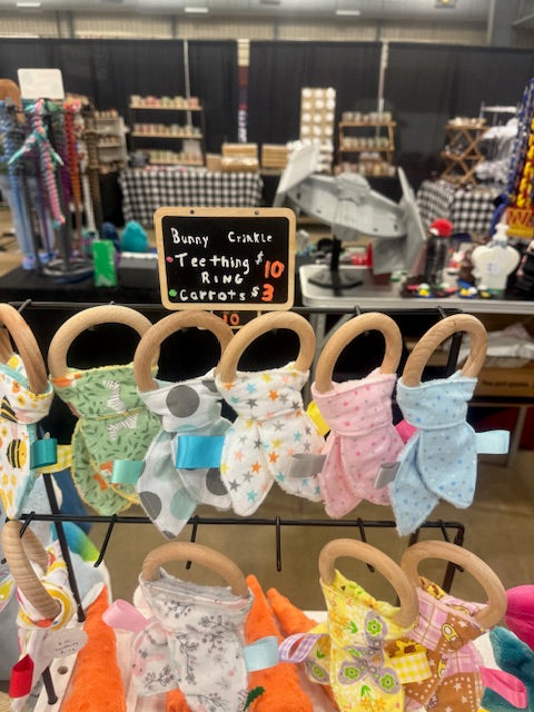 Sensory | Bunny Crinkle Teething Ring