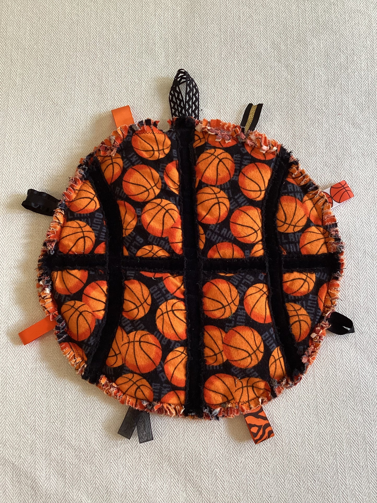 Sensory | Boy Theme Fidget Blanket Sport Theme Fidget Blanket