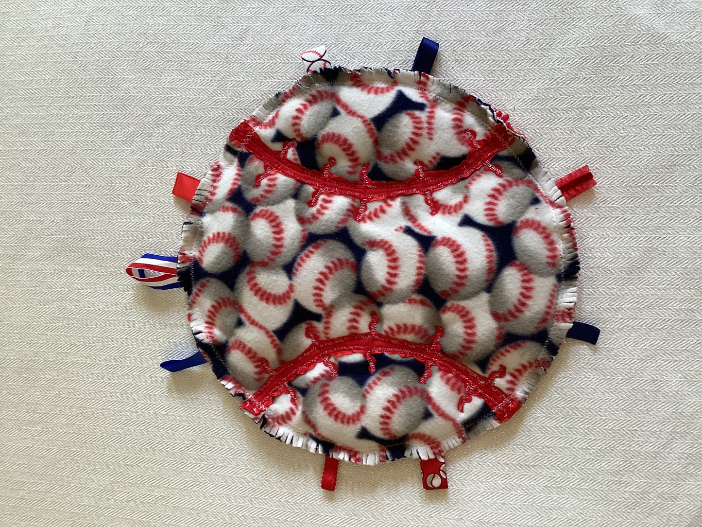 Sensory | Boy Theme Fidget Blanket Sport Theme Fidget Blanket