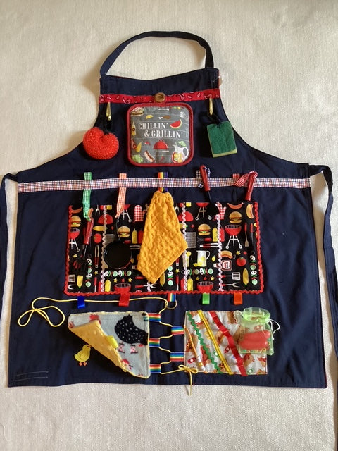 Sensory | Adult Fidget Apron Chilling & Grilling