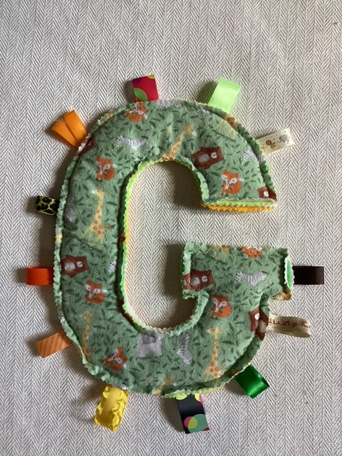 Sensory | Crinkle Toy Letter G