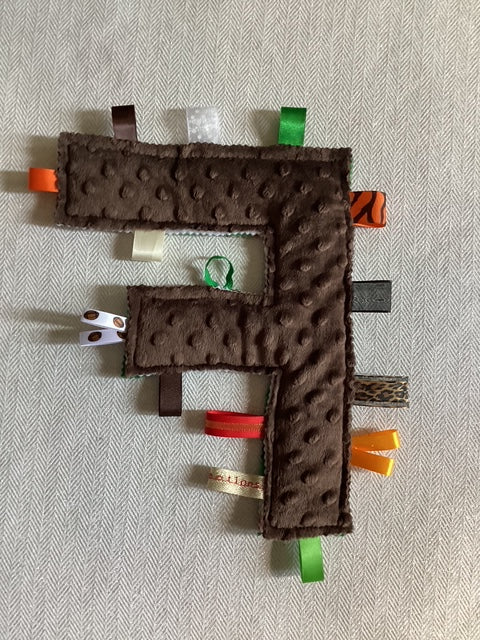 Sensory | Crinkle Toy Letter F