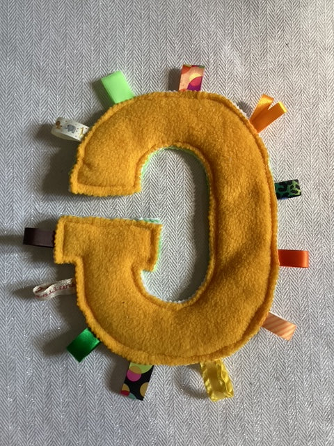 Sensory | Crinkle Toy Letter G