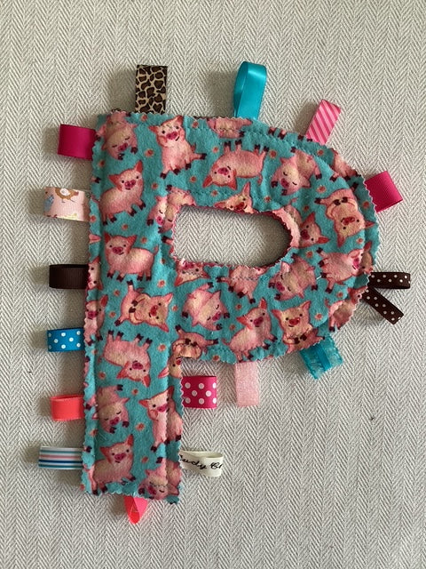 Sensory | Crinkle Toy Letter P