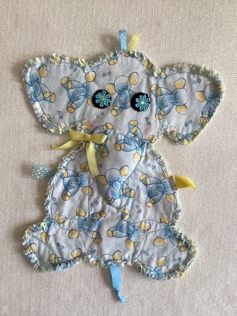 Sensory | Crinkle Toy Elephant Animal Theme