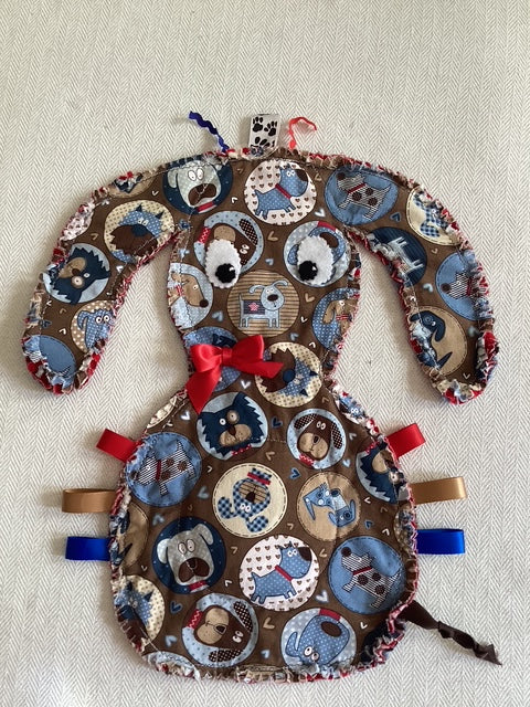 Sensory | Crinkle Toy Boy Bunny Animal Theme