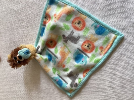 LOVIE Collection | Lion Giraffe Elephant Turquoise