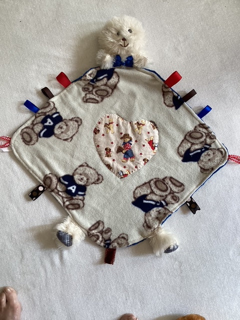 LOVIE Collection |Teddy Bear Murdo Basebal Red White Blue