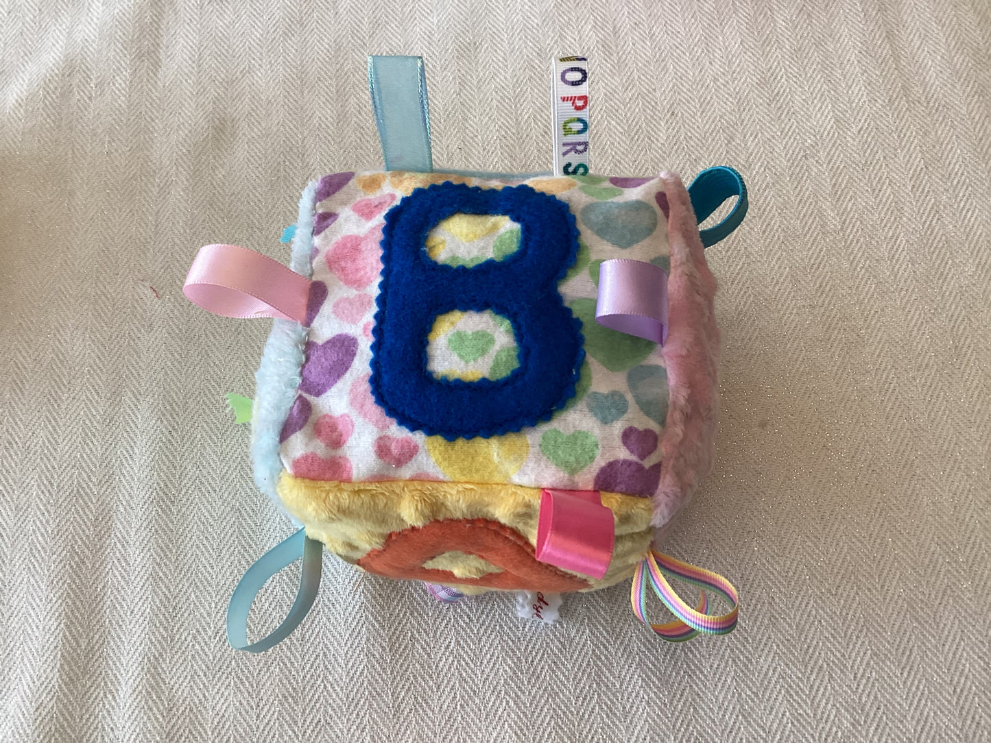 Sensory | Crinkle Toy A B C D Letter Block