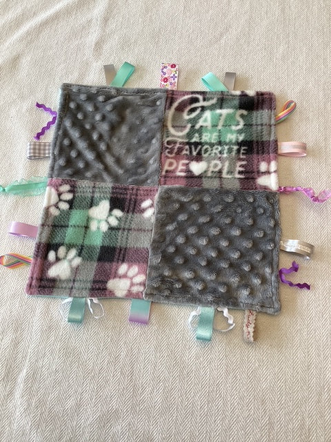Sensory | 4 square Crinkle Toy Large | Assorted Themes