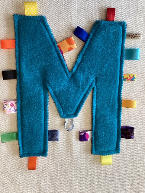 Sensory | Crinkle Toy Letter M