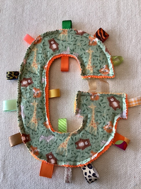 Sensory | Crinkle Toy Letter G