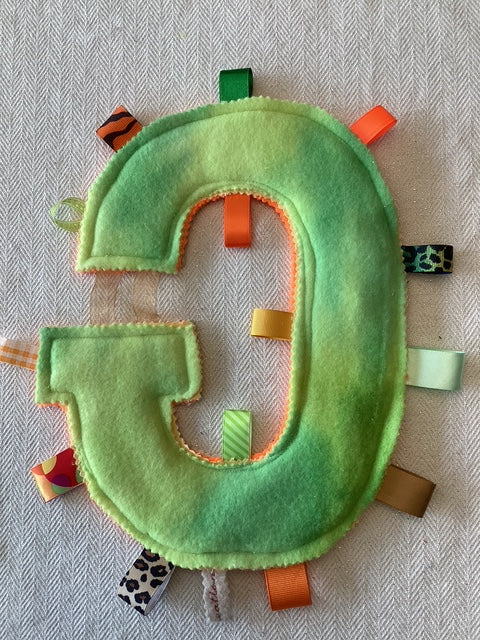 Sensory | Crinkle Toy Letter G