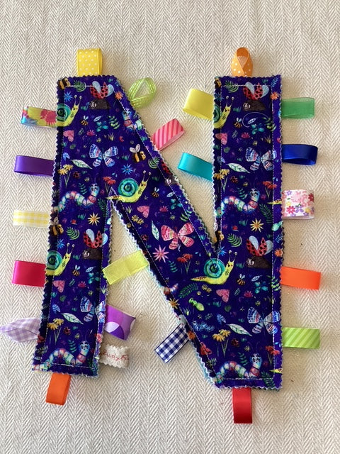 Sensory | Crinkle Toy Letter N