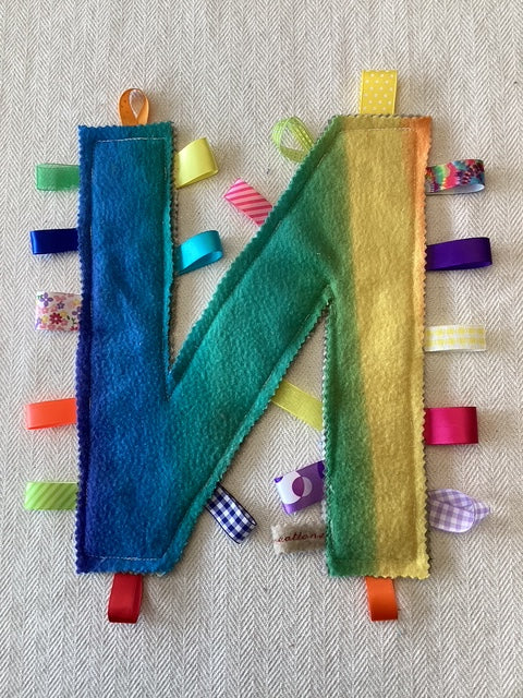 Sensory | Crinkle Toy Letter N
