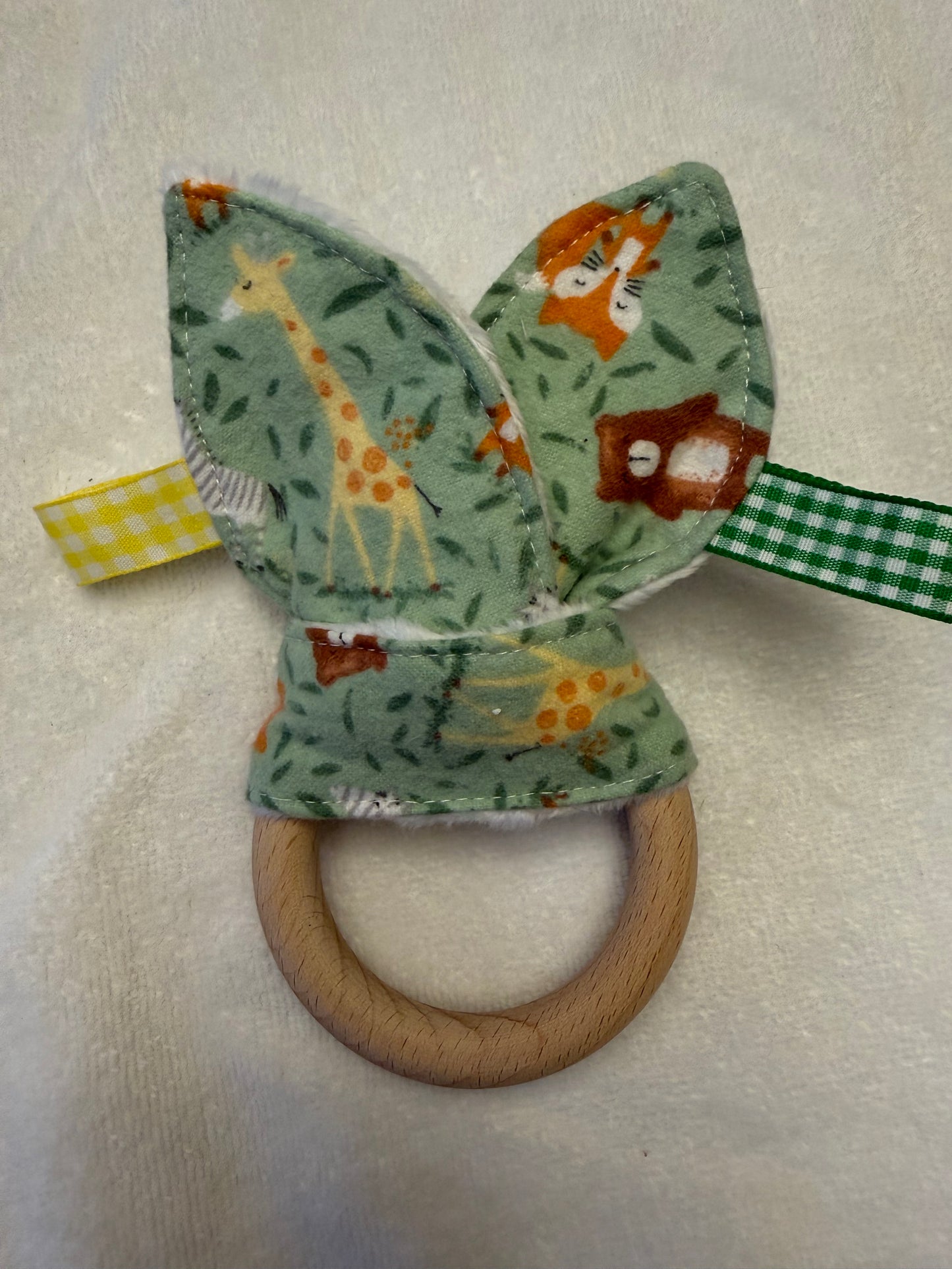 Sensory | Bunny Crinkle Teething Ring