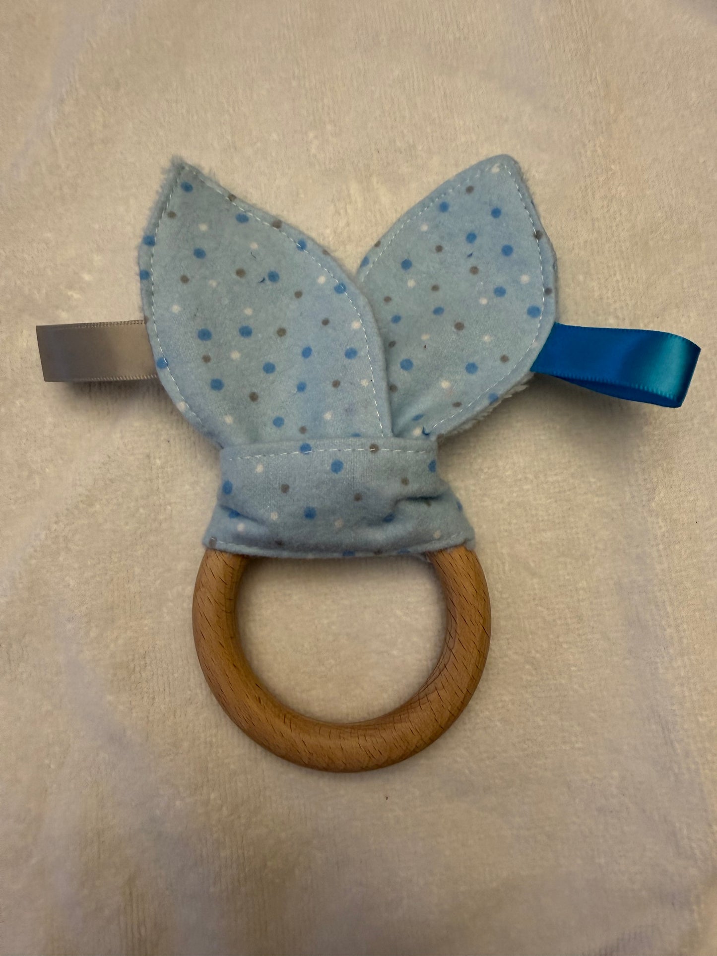 Sensory | Bunny Crinkle Teething Ring