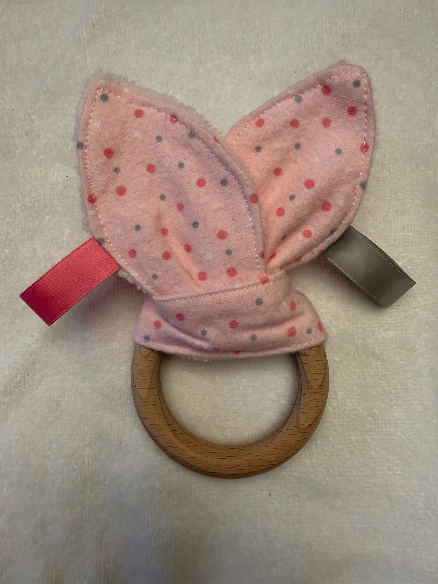 Sensory | Bunny Crinkle Teething Ring