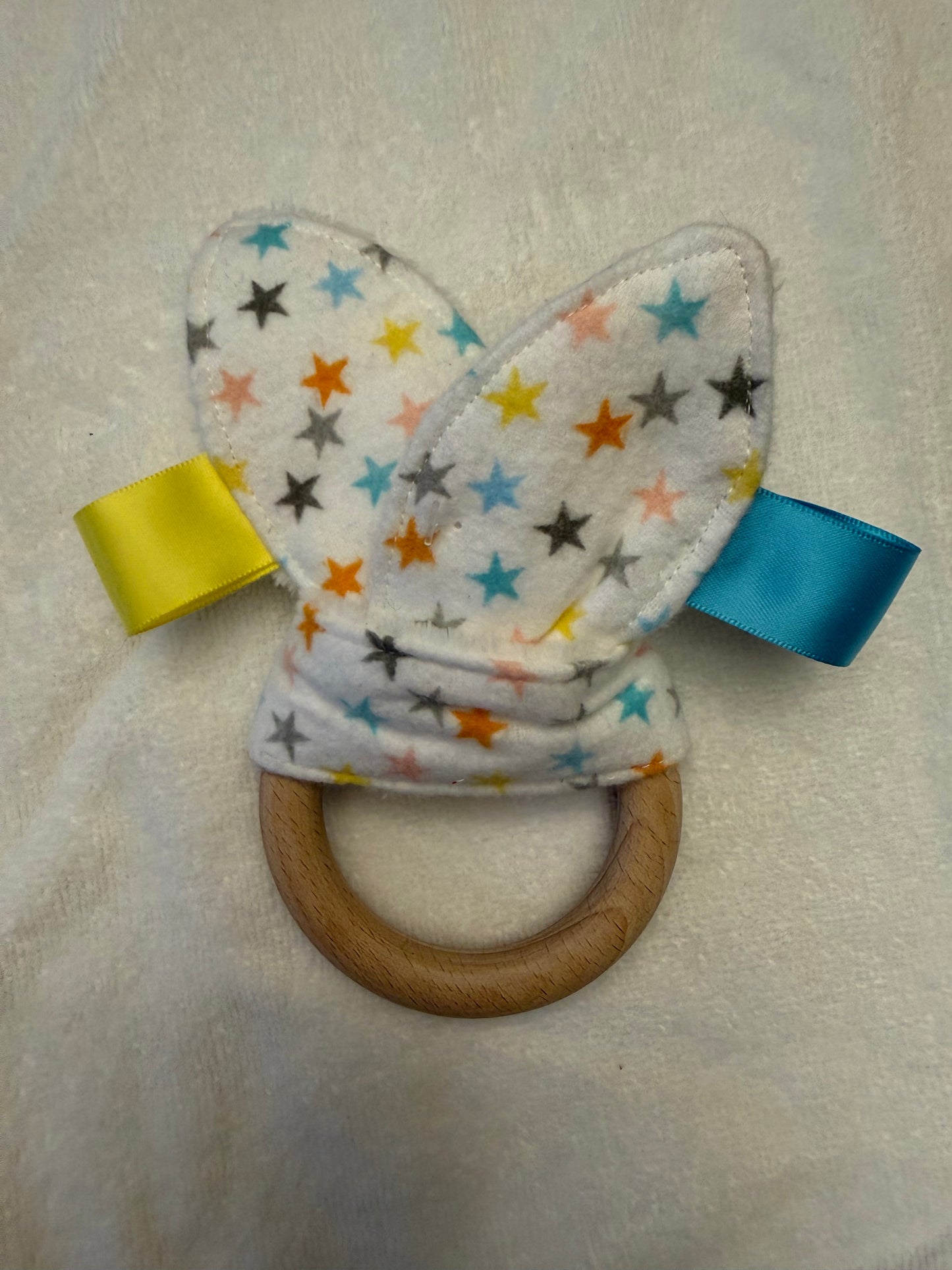 Sensory | Bunny Crinkle Teething Ring