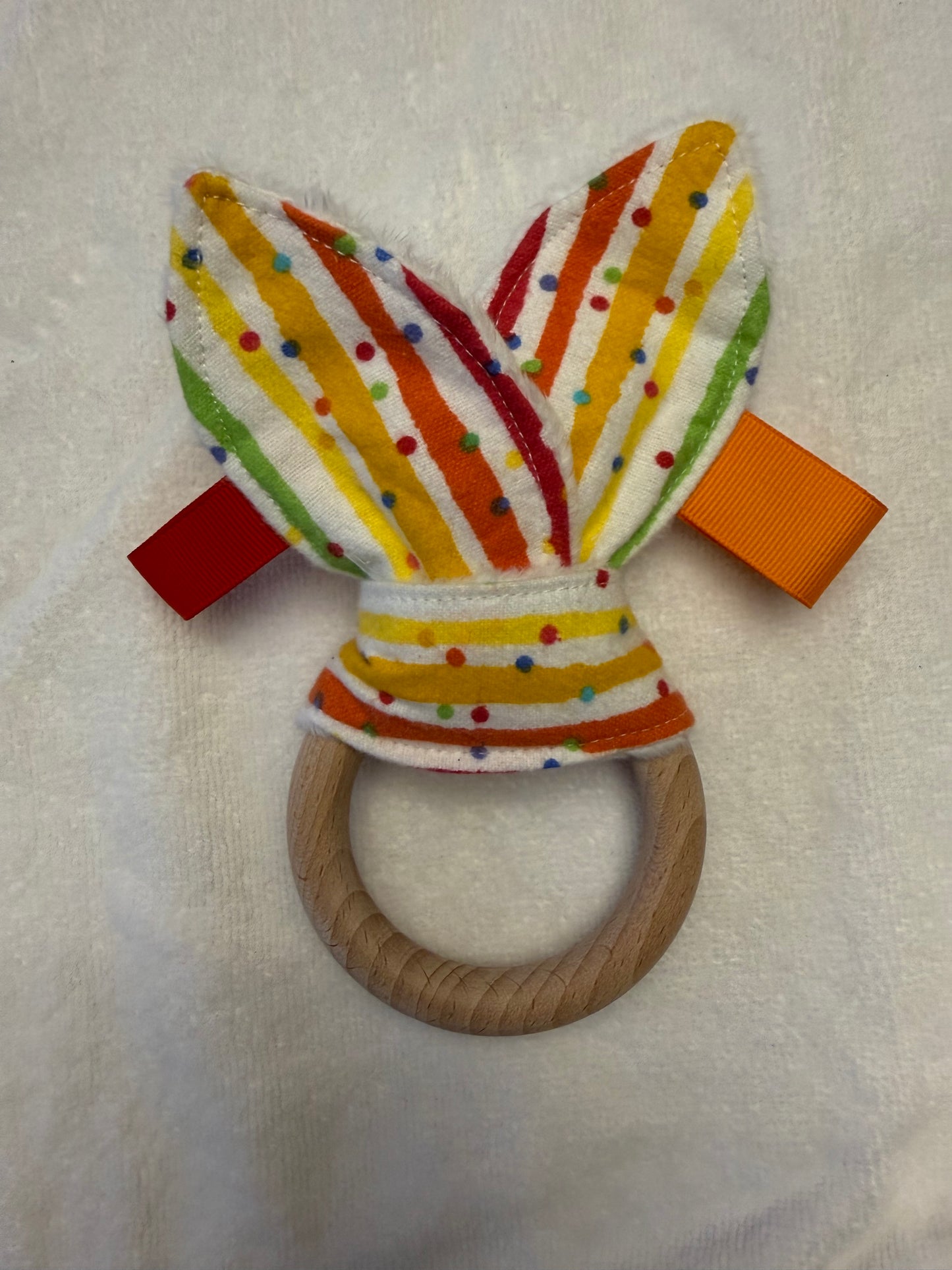 Sensory | Bunny Crinkle Teething Ring