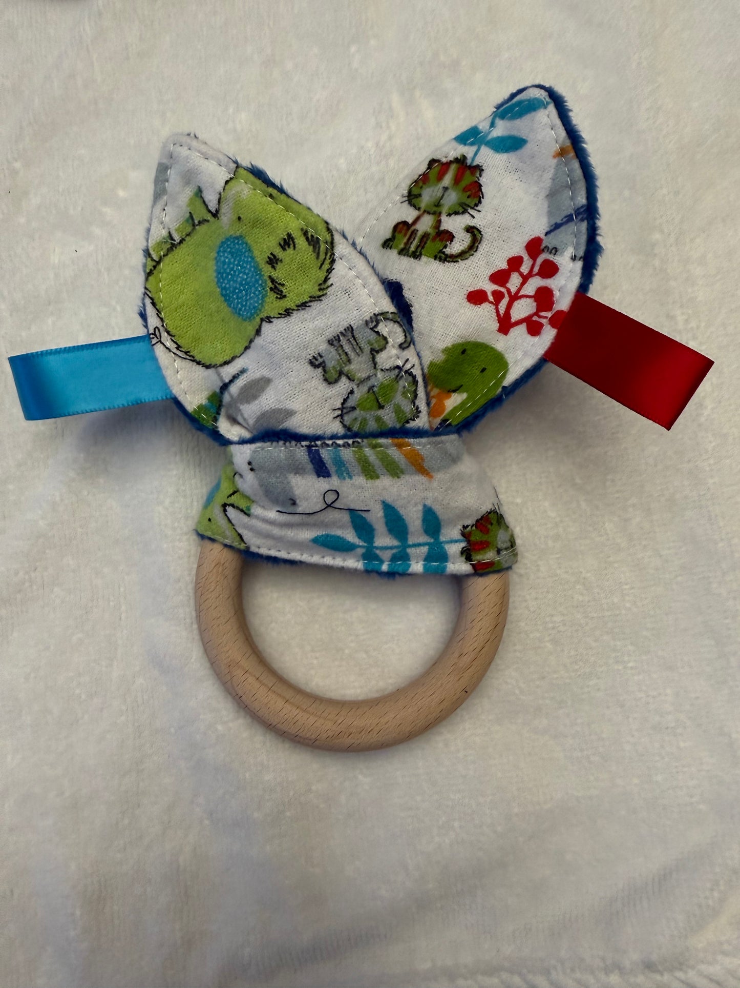 Sensory | Bunny Crinkle Teething Ring
